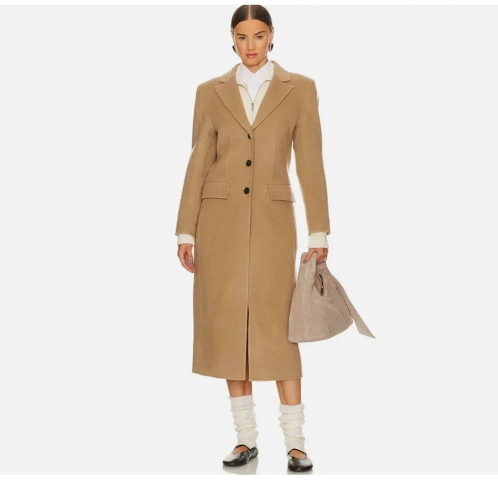 MACKAGE RUTH Double-Face Wool Long Coat - Picture 3 of 10